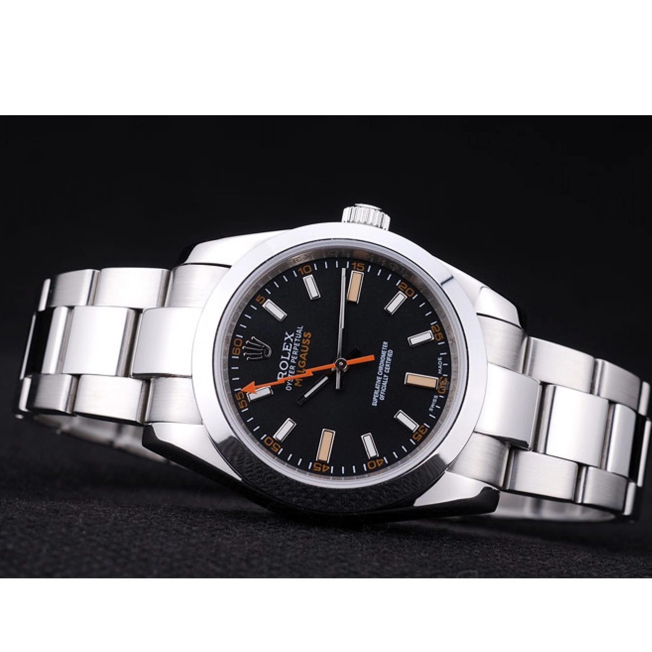Rolex aaa copy Swiss Rolex srl155 Milgauss 0730